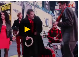 пісня «Червона рута» в Нью-Йорку в підтримку України проти російської окупації