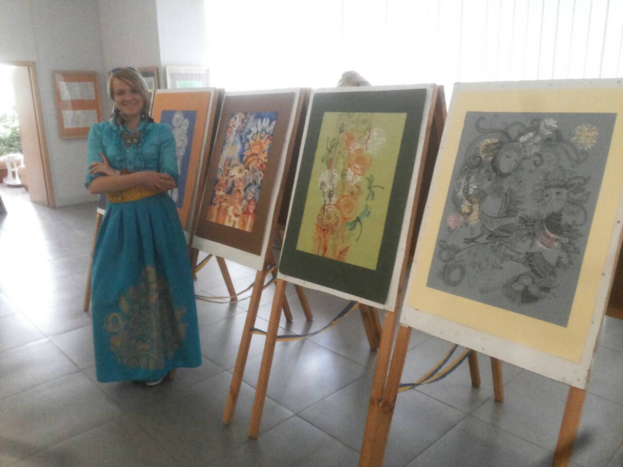 У рамках Всеукраїнського музичного фестивалю «Червона рута-2017» відбулася виставка народного мистецтва Олесі Вакуленко